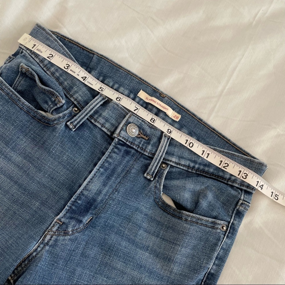 Levi’s slimming straight jeans 28 - Picture 13 of 16